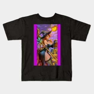 Halloween Witch Kids T-Shirt